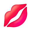 💋 Kussmund Emoji auf Samsung