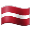 Flag: Latvia Emoji on Samsung Phones