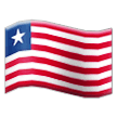 Flagge von Liberia Emoji Samsung