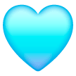 🩵 Jasnoniebieskie Serce Emoji Na Telefonach Samsung