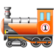 Locomotiva a vapor Emoji Samsung