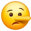 Lügendes Gesicht Emoji Samsung