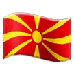 Drapeau de la Macédoine du Nord Émoji Samsung