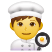 Man Cook Emoji on Samsung Phones