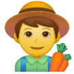 Man Farmer Emoji on Samsung Phones