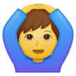 🙆‍♂️ Mann gestikuliert OK Emoji auf Samsung