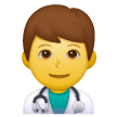 👨‍⚕️ Profissional de saúde (homem) Emoji nos Samsung