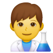 Cientista (homem) Emoji Samsung