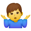 🤷‍♂️ Hombre encogiéndose de hombros Emoji en Samsung