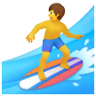 Mannelijke Surfer on Samsung