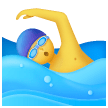 Man Swimming Emoji on Samsung Phones