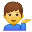 Uomo Con Suggerimento Emoji Samsung