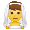 👰‍♂️ Homem com véu Emoji nos Samsung