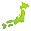 Map of Japan Emoji on Samsung Phones