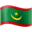 Флаг Мавритании Эмодзи на телефонах Samsung