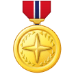 🎖️ Военная медаль Эмодзи на телефонах Samsung