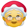 Weihnachtsfrau Emoji Samsung