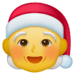 Weihnachtsperson Emoji Samsung