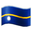 Flagge von Nauru Emoji Samsung