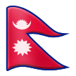 Flagge von Nepal on Samsung