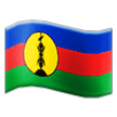 Flagge von Neukaledonien Emoji Samsung