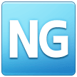 🆖 Sigla NG in inglese Emoji su Samsung