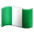 Bandeira da Nigéria Emoji Samsung
