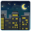 Nacht mit Sternen Emoji Samsung