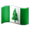 Flag: Norfolk Island Emoji on Samsung Phones