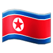 Pohjois-Korean Lippu on Samsung