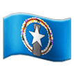 Флаг Северных Марианских островов Эмодзи на телефонах Samsung