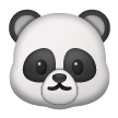 🐼 Мордочка панды Эмодзи на телефонах Samsung