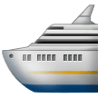 Пассажирский корабль Эмодзи на телефонах Samsung