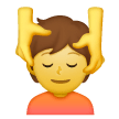 💆 Persona che riceve un massaggio alla testa Emoji su Samsung