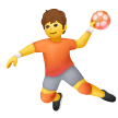 Persona che gioca a pallamano Emoji Samsung