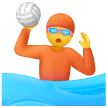 Persona jugando al waterpolo Emoji Samsung