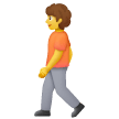Person Walking Emoji on Samsung Phones