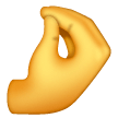 Dedos pellizcados Emoji Samsung