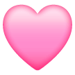 Pink Heart on Samsung