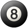 Pool 8 Ball Emoji on Samsung Phones