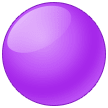 🟣 Cercle violet Émoji sur Samsung
