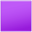 Purple Square Emoji on Samsung Phones