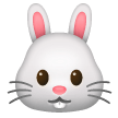 Cara de conejo Emoji Samsung