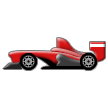 Racing Car Emoji on Samsung Phones