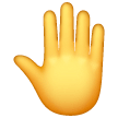 🤚 Costas da mão Emoji nos Samsung