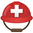 ⛑️ Шлем с белым крестом Эмодзи на телефонах Samsung