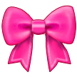 Pinke Schleife Emoji Samsung