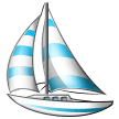 ⛵ Barca a vela Emoji su Samsung
