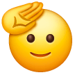 🫡 Grüßendes Gesicht Emoji auf Samsung