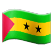 Bandera de Santo Tomé y Príncipe Emoji Samsung